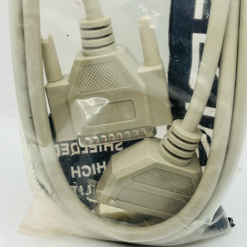 Plus Series 06’ 25C Printer Cable Make DB25-Male C36. Brand New Factory Sealed!!